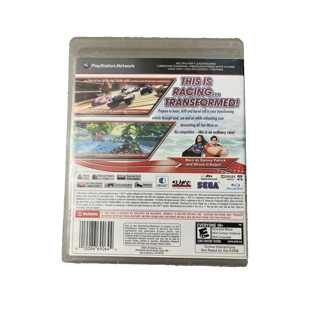 Sega ps3 sonic